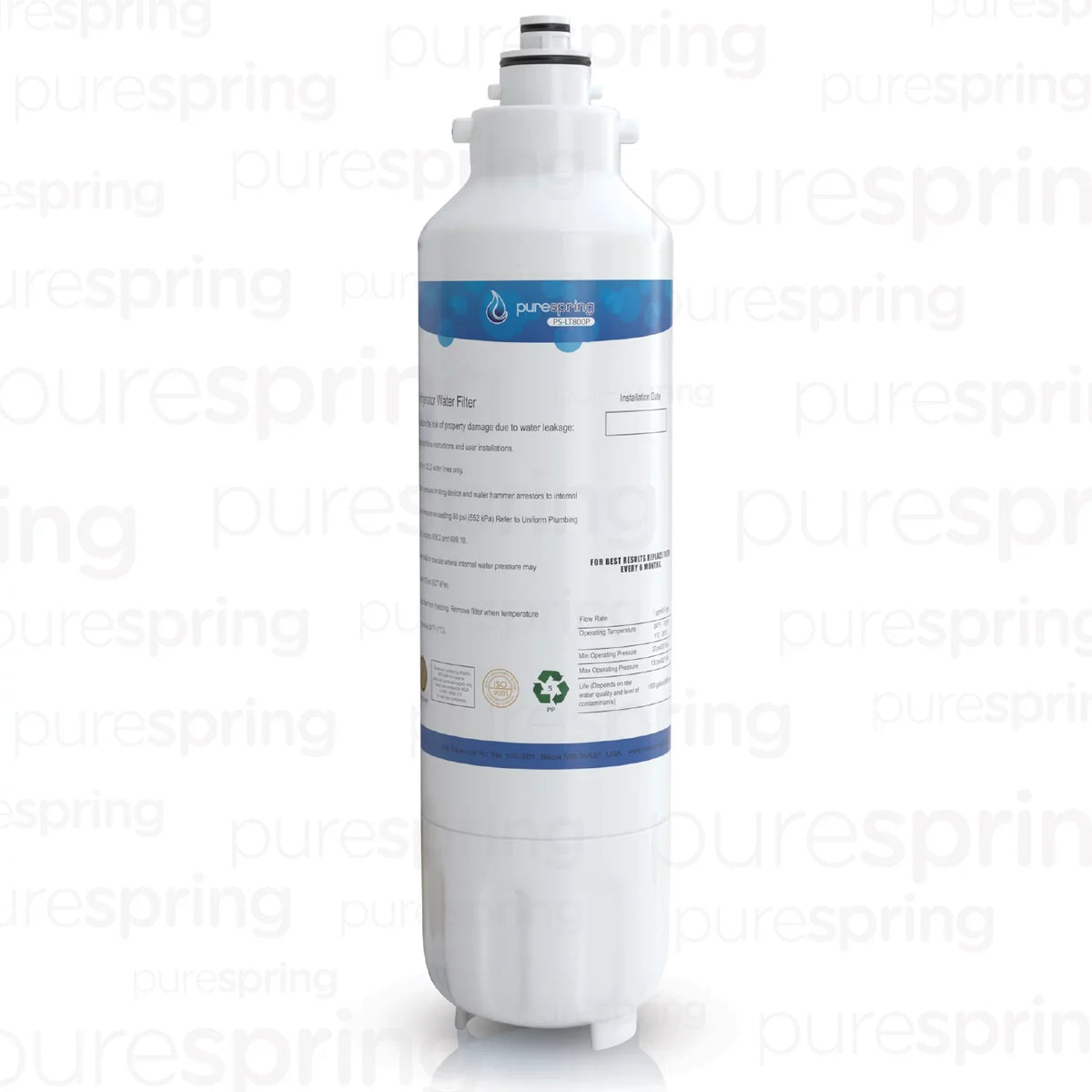 Compatible 46-9490, 9490, ADQ73613403, 469490 Kenmore with (1 Filter, 42 NSF LT800P, ADQ73613401, LT800PC, PureSpring Water LG Pack) Certified Refrigerator ADQ73613402,