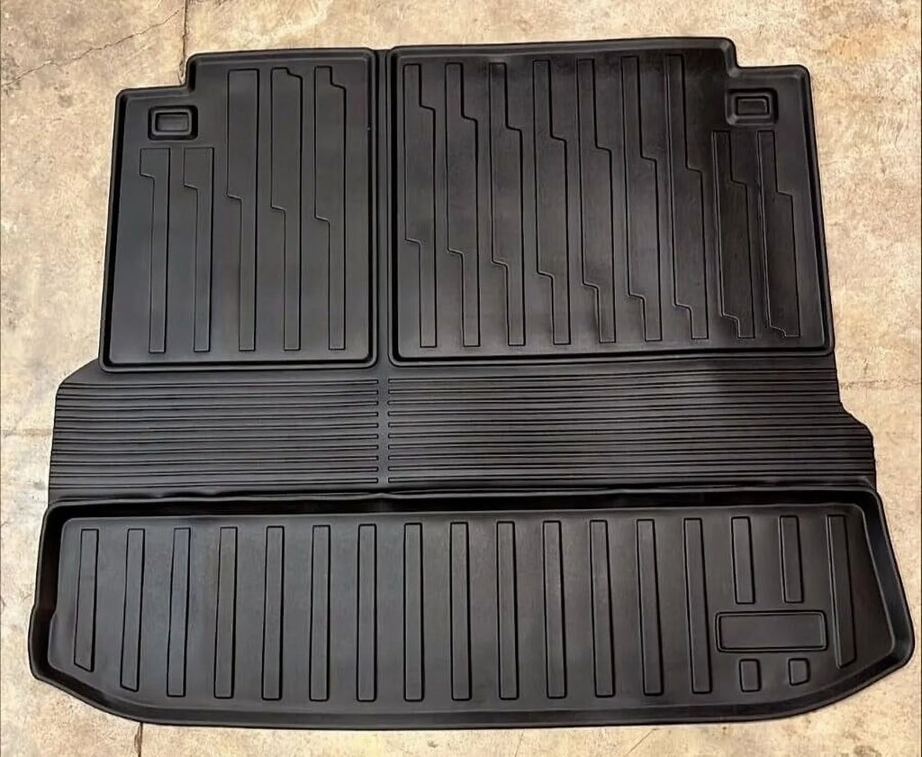 – Tray Mat Lip Mats Trunk EA Liner Boot Car – Pad Trunk Laser – 2020-2024 Weather-Resistant Raised – for EACCESSORIES with Design Pre-Cut Toyota Cargo Cars Highlander Non-Slip Trunk for Mat