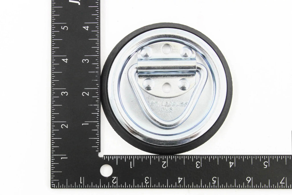 Trailer inches Cargo 8 Down Mount Truck 1/4 Auto Rope Point Red 4 Surface Round Hound Tie Ring inches Van D