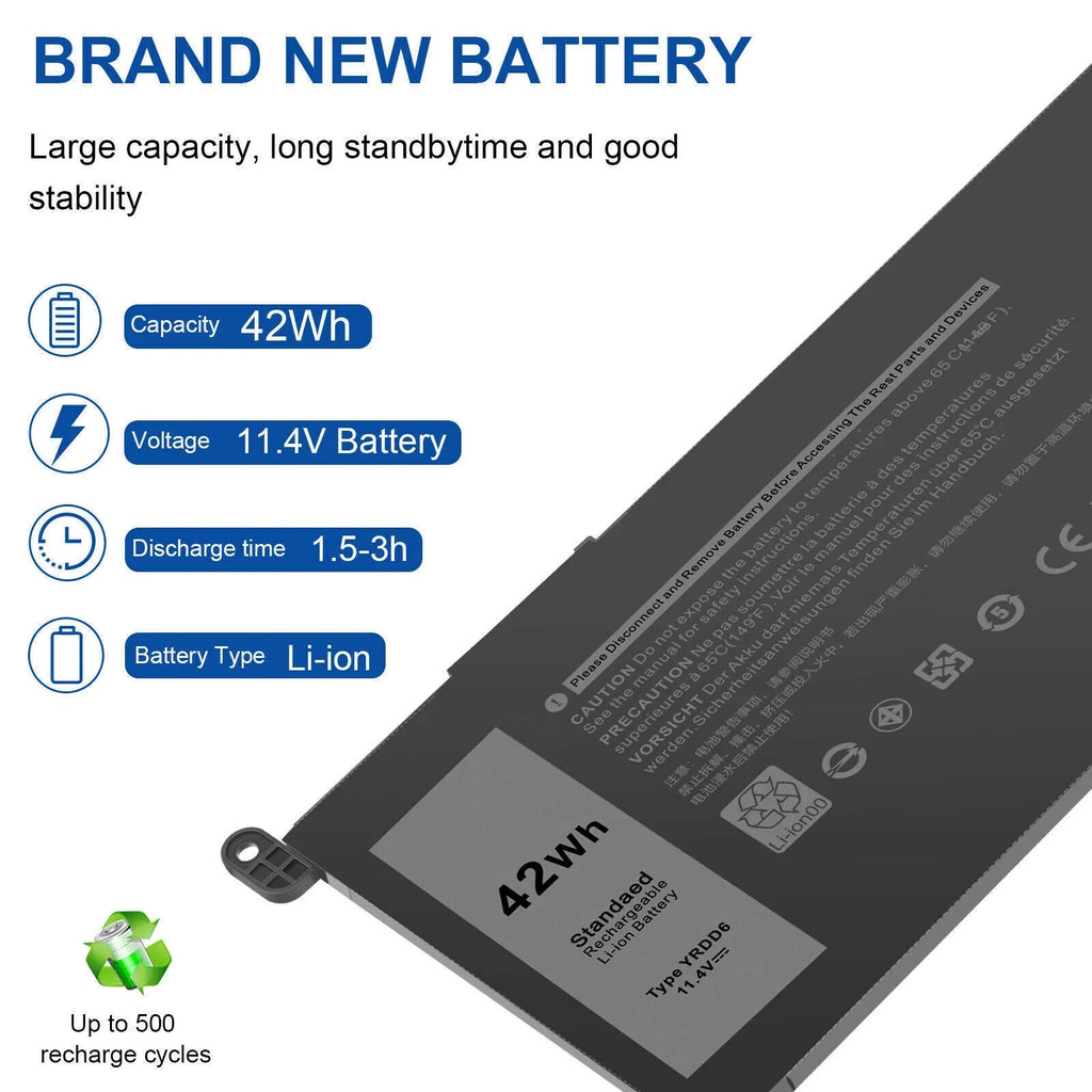 3793 15 3583,Inspiron 15 Battery 3593,Inspiron YRDD6 15 Dell for 15 Inspiron 3493,Inspiron 3582,Inspiron 15