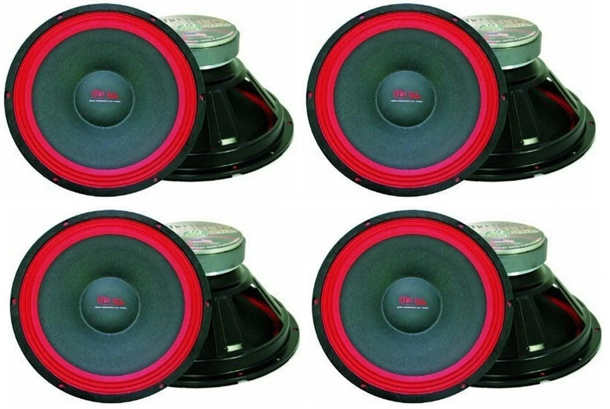 40oz Raw 4 Speaker Ohm DJ Subwoofer MR Magnet PA 12" 8 Woofer DJ Replacement