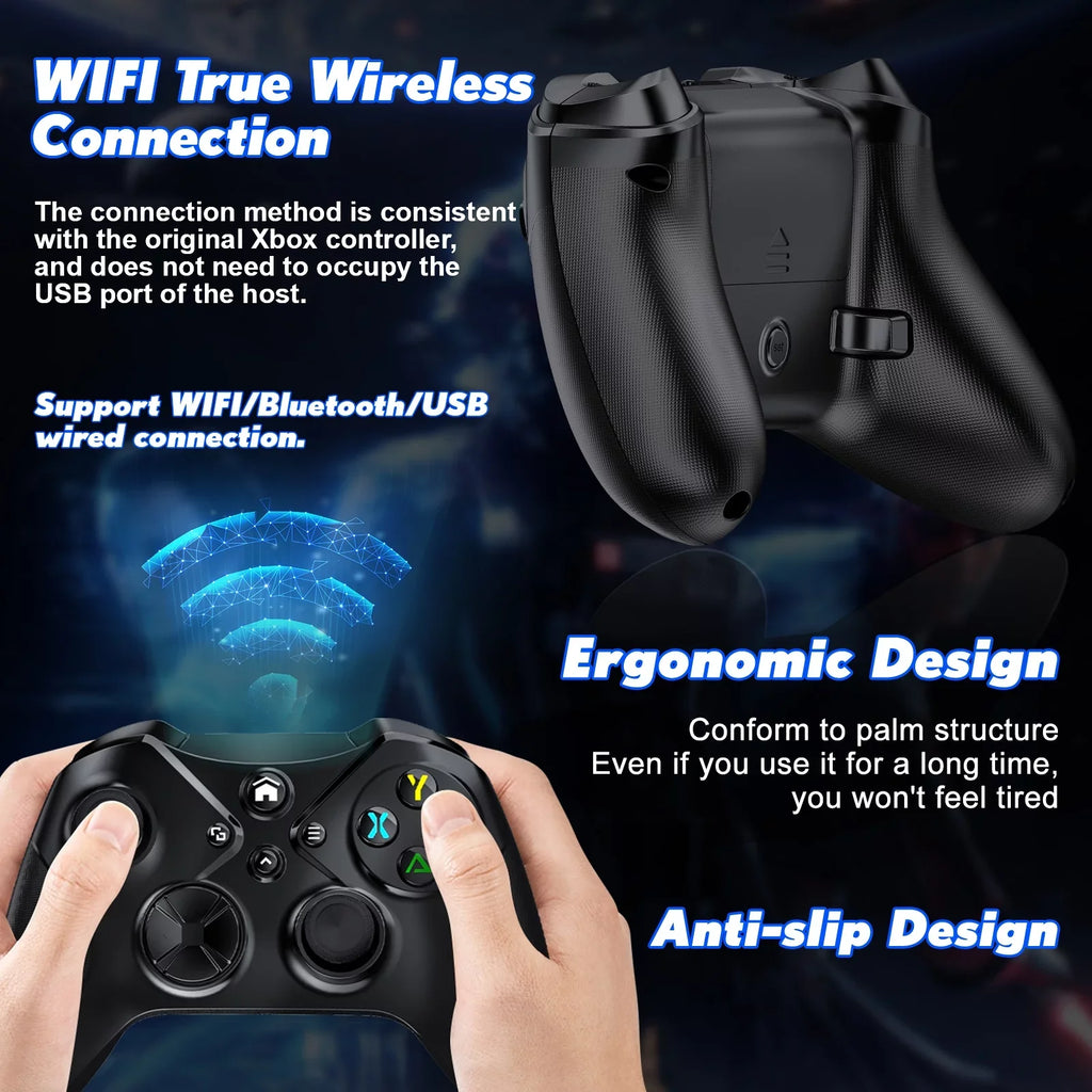 Support Turbo Function, for Wireless Dual Controller X-S/ and Vibration Series One Xbox X-S/ PC, and Xbox Sensor Six-Axis with Macro Xbox
