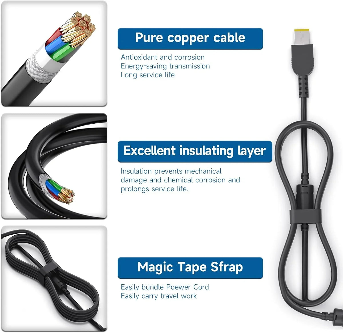 AC Y9000K ADL230NLC3A Y7000 Y520 01FR046 Legion R720 Adapter Y92, 11.5A for 230w Y7000P PN: 20V Lenovo Y520-15