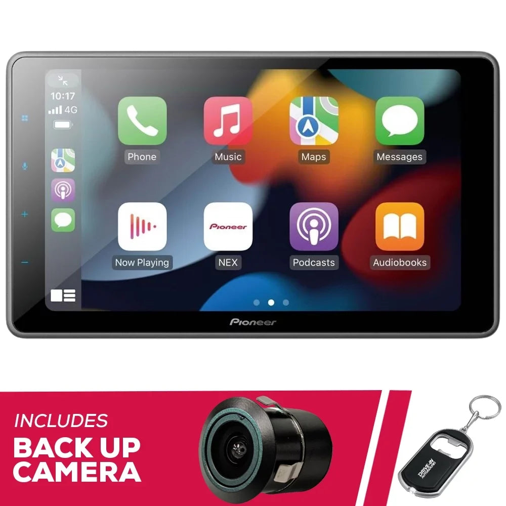 with Backup 9" Bullet Media Camera Pioneer Digital Receiver New DMH-WT3800NEX