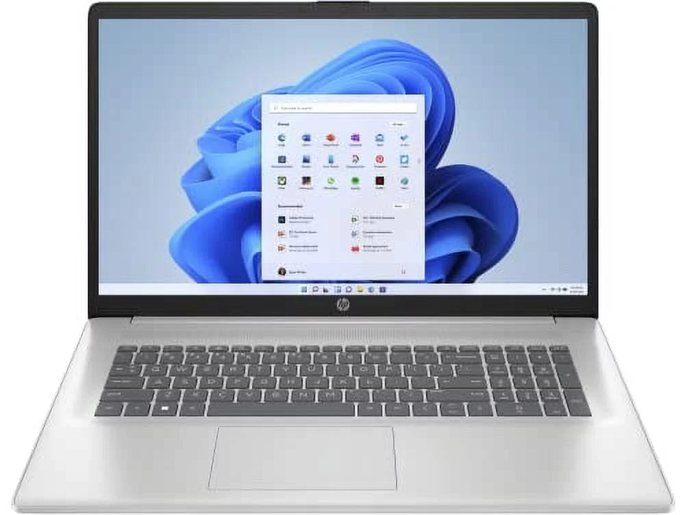 HP 2023 i7-1355U Home SSD 11 NVMe 10-Core DDR4 Webcam Natural AX Intel USB-C 32GB Laptop Newest 17.3” Silver Graphics USB w/RE 13th HDMI BT5.3 PC Iris IPS 1TB FHD WiFi Xe Windows
