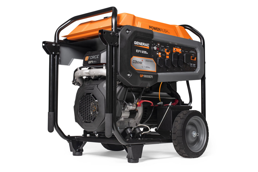 7706 Portable 49st Generac Powered GP18000EFI Generator- Gas
