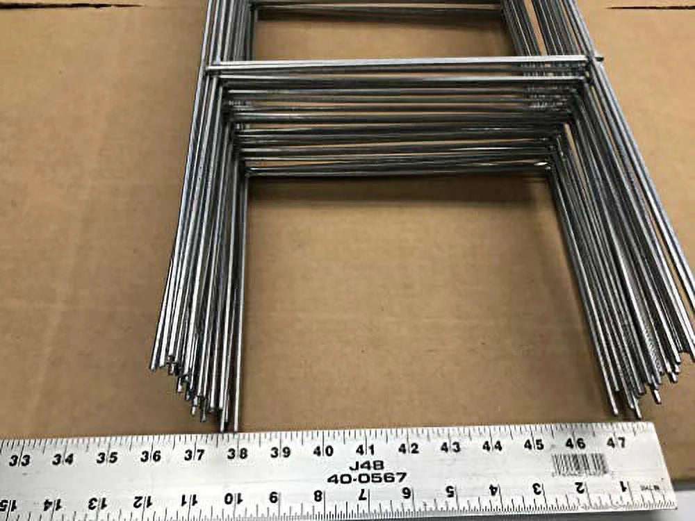 Use or Duty 50 10'' inch Stake Stake Wide, 30 x10 Pcs with Stake Signs, Double - Sign 5mm H-Frame - Heavy of 50 4mm (Pkg50StaKe30'') Wire Signs Stakes Tall Pack Corrugated 30'' Yard Metal