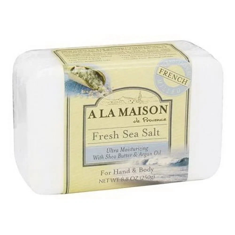 rizing Milled Traditional ap, 6 Oz, Maison So Sea Salt Ultra La French A Fresh 8.8 - Pack Moistu Bar