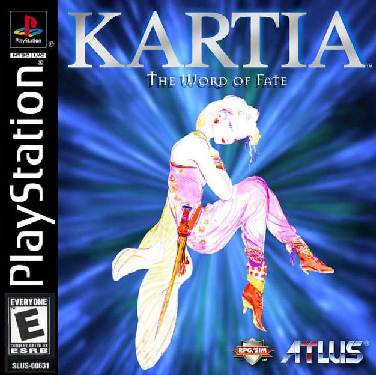 (Sony of Restored 1, Fate Word Game The Kartia: (Refurbished) RPG PlayStation 1998)