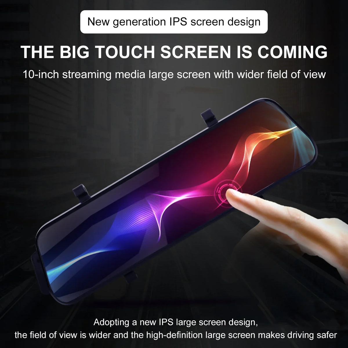 1080P HD 170°Wide Camera Cam IPS Dash Front Full 10Inch for 24H Rear, Screen Vision, 32GB Angle, Card, Parking WDR, Dash Cars, Night Free Mode