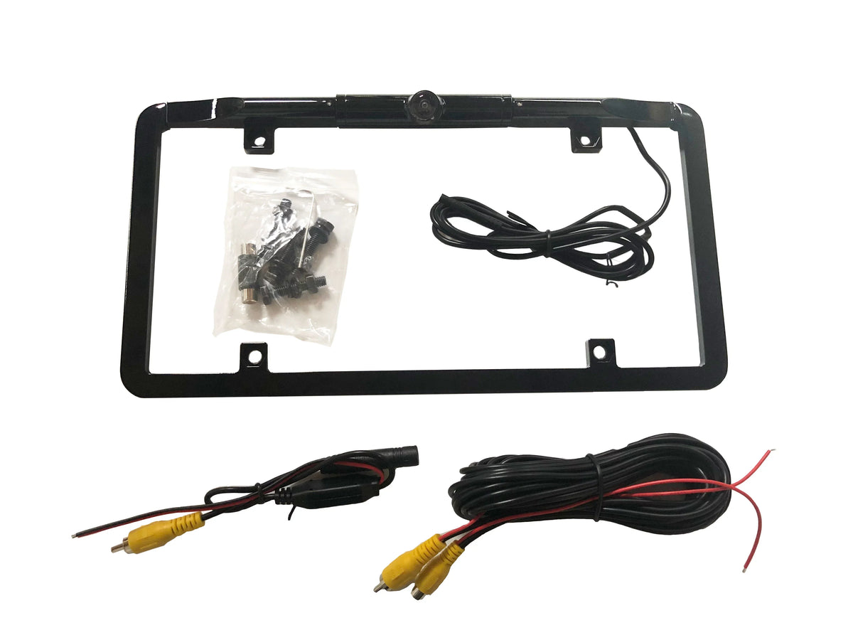 Slim VTL375HD Plate - Full-Frame Ultra (Black) Backup HD License Camera BOYO