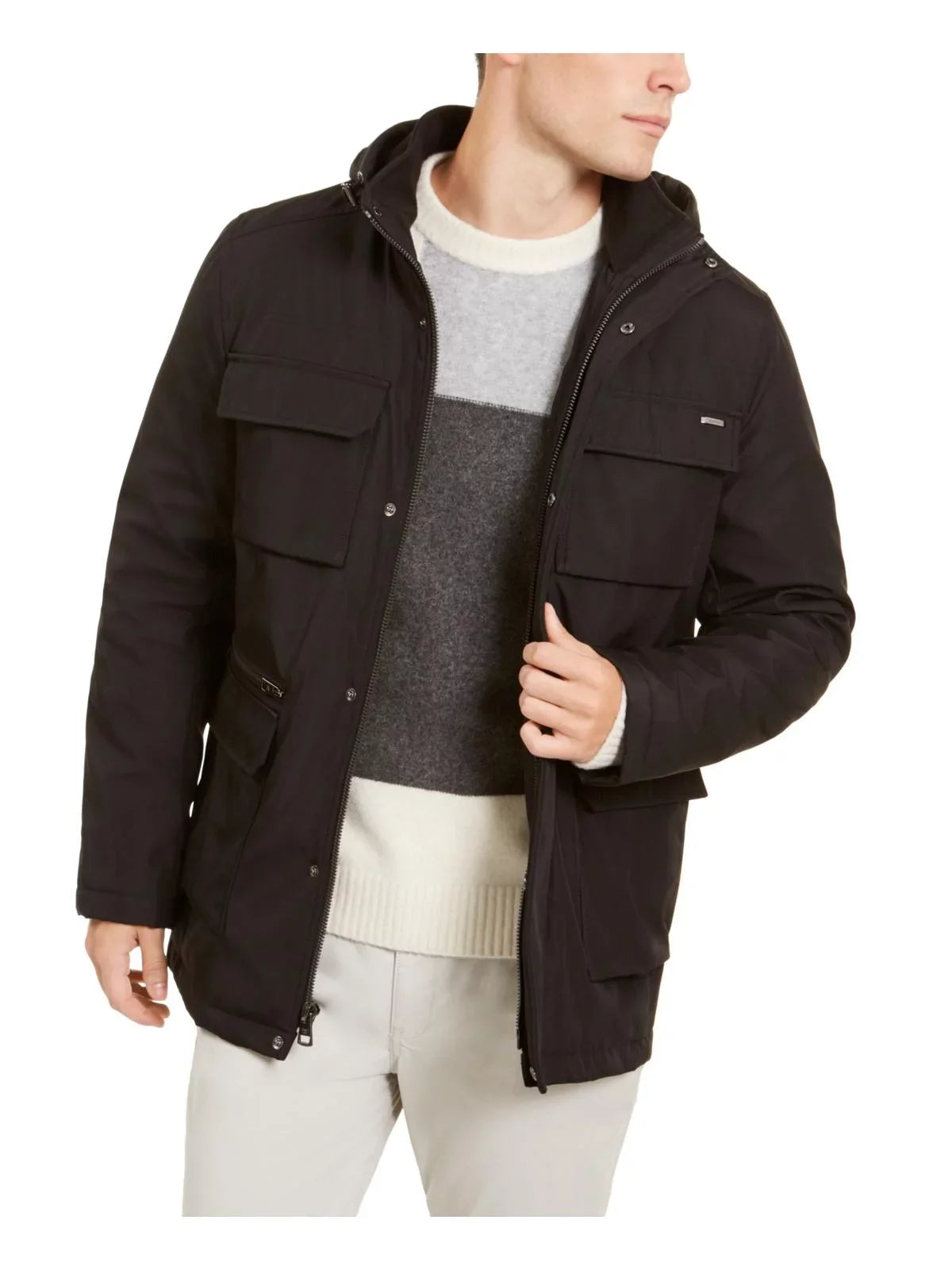 Utility Jacket Anorak Calvin Klein Mens
