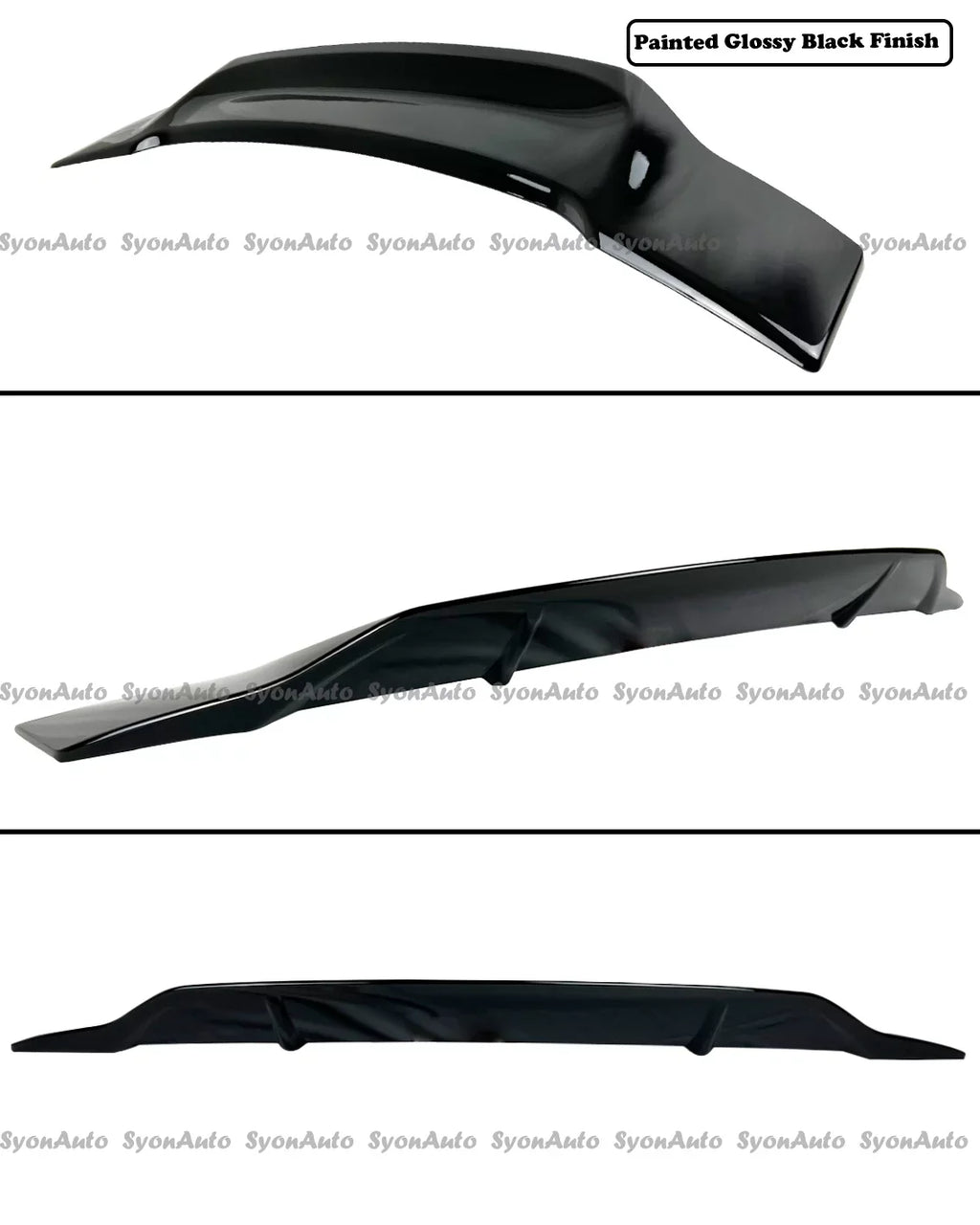 HONDA TRUNK 2006-2011 SEDAN SPOILER STYLE GLOSSY HIGHKICK RS WING CIVIC BLACK FITS