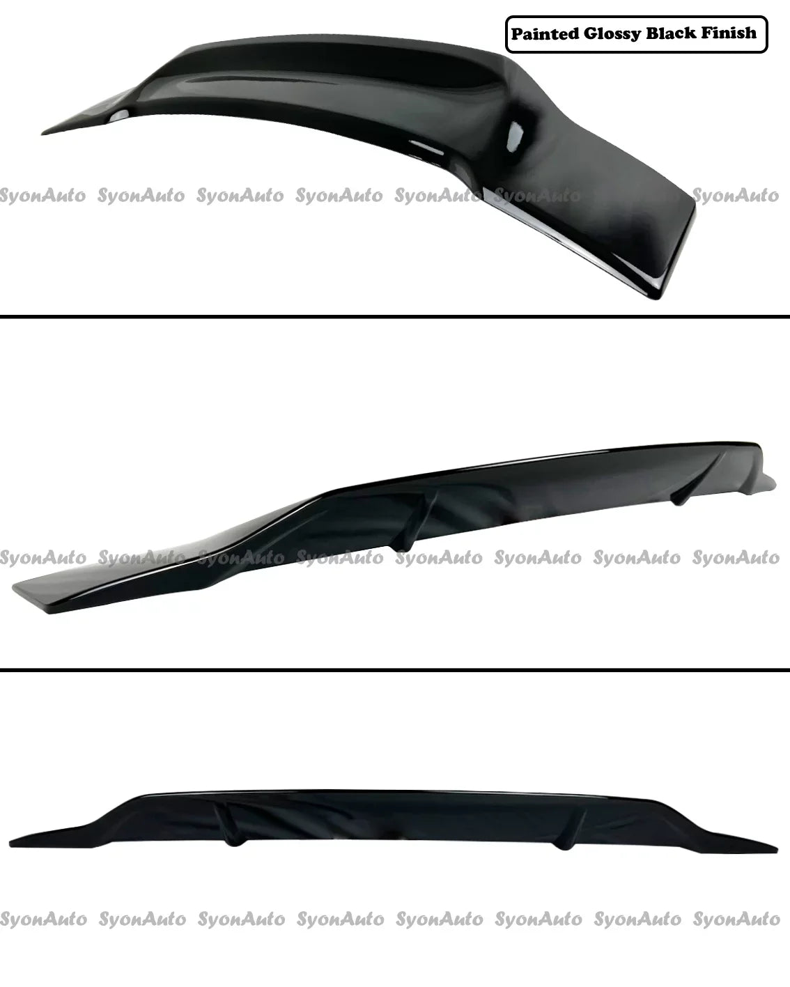 HONDA TRUNK 2006-2011 SEDAN SPOILER STYLE GLOSSY HIGHKICK RS WING CIVIC BLACK FITS