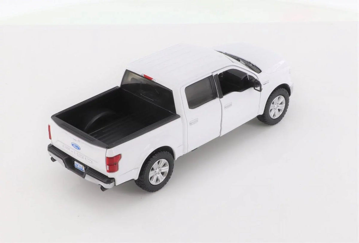 Toy Showcasts Car - White 2019 Pickup scale - F-150 Ford 1/27 Cab 79363/16D Lariat Truck, Diecast Model Crew