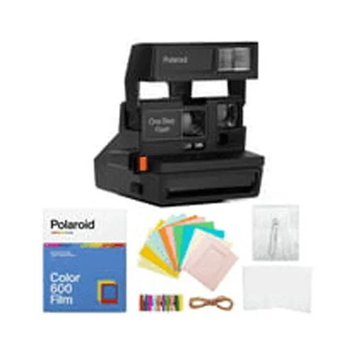 Instant Film Camera & 600 with Flash Accessory 600 Bundle Polaroid OneStep Color