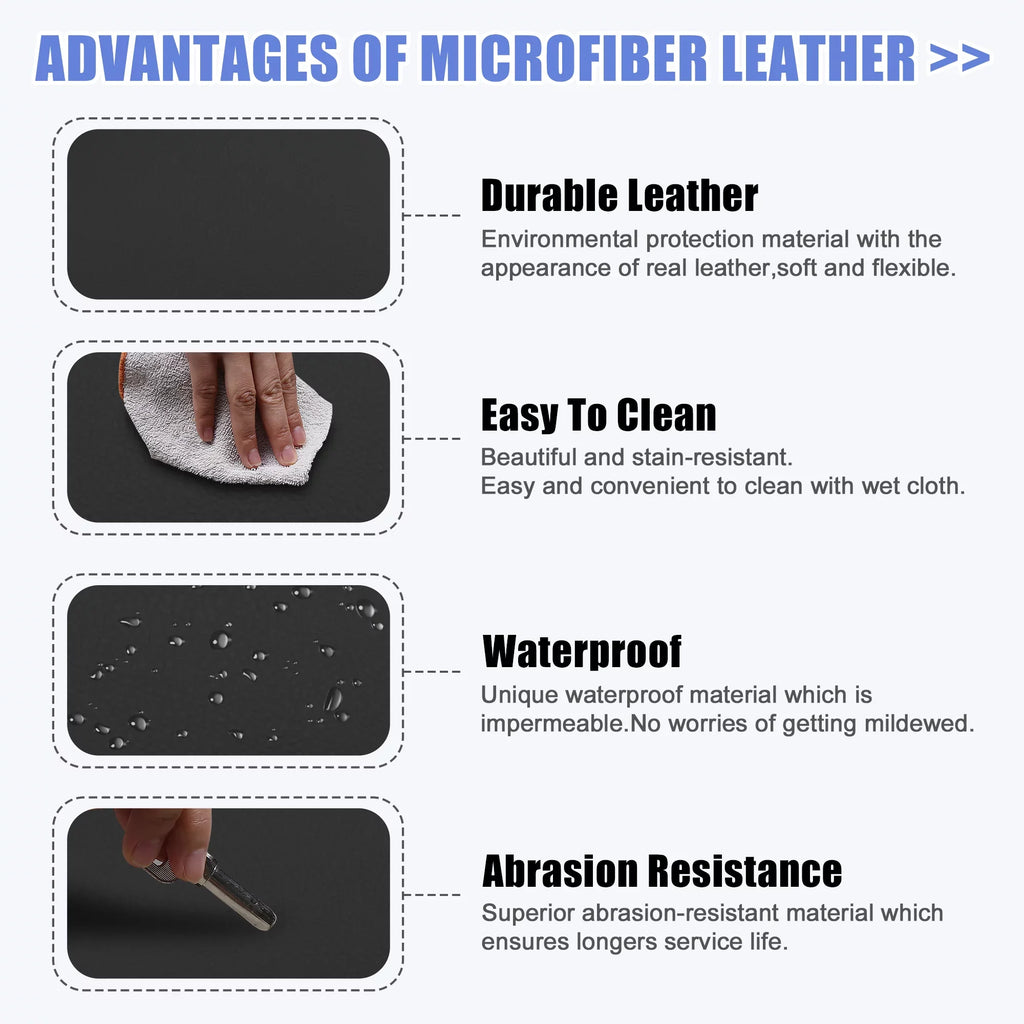Leather Car Protector Toyota Center Cover 2009-2014 Box Black Console Armrest Seat Faux Highlander for