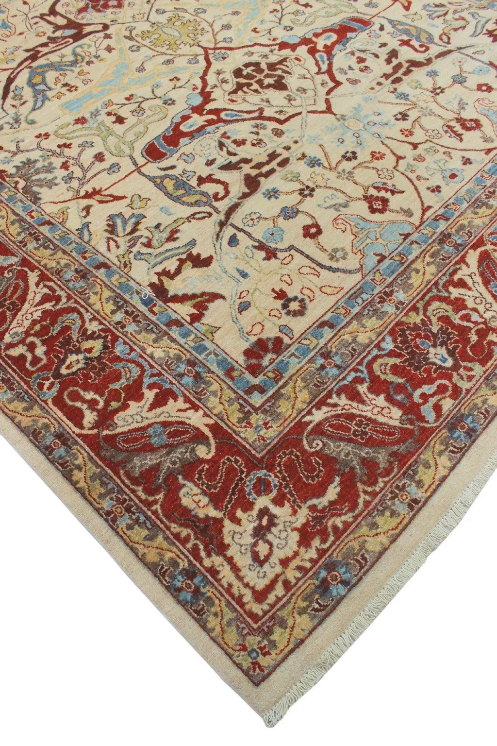 x 7'10" Quinton Rug, Aria 9'11" Ivory/Red