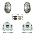 Caliper Single And C/V Ram Transit For 24 KCG-100689N Pads Auto 12 03 From With Rotors Coated Rear Disc 2012 Brake Kit Piston Ceramic Front