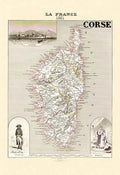 Corse- Print 30") Fine (20" x Canvas Art