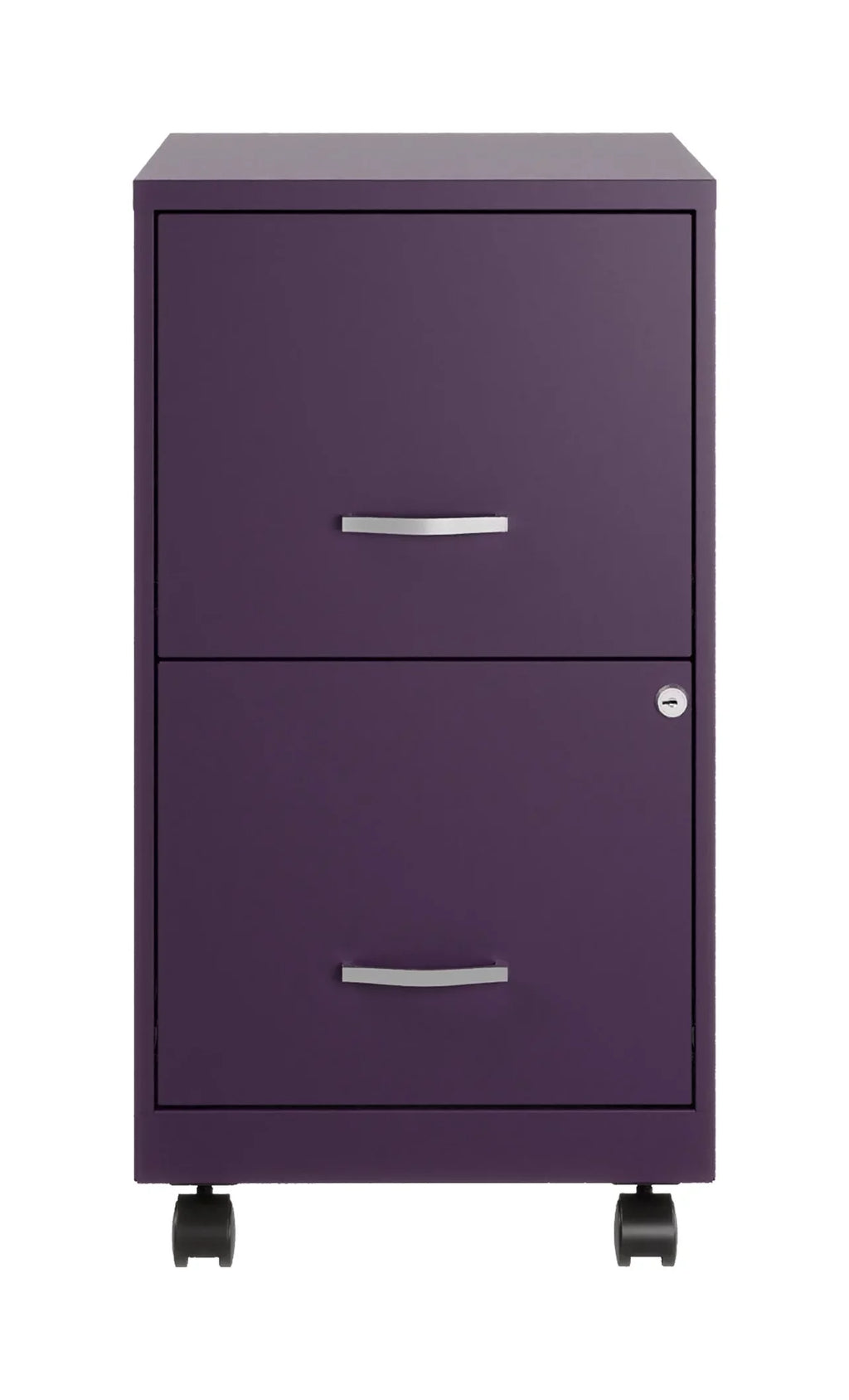 File Mobile Vertical 18" Letter Midnight Space 2 Cabinet, Purple Width Solutions Deep Drawer