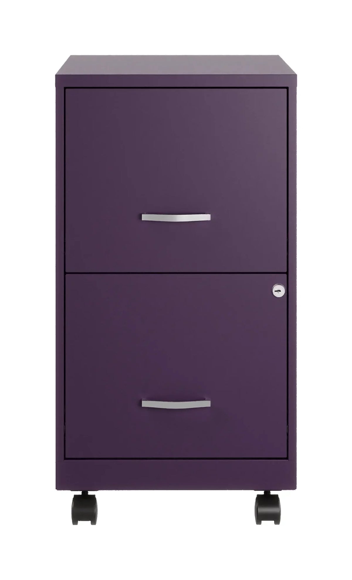 File Mobile Vertical 18" Letter Midnight Space 2 Cabinet, Purple Width Solutions Deep Drawer
