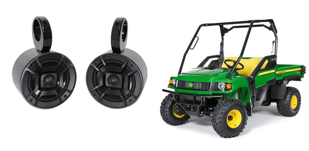 Rollbar 5.25" Polk Gator Tower Speakers Audio Watt XUV/RSX 600 For John Deere 2)
