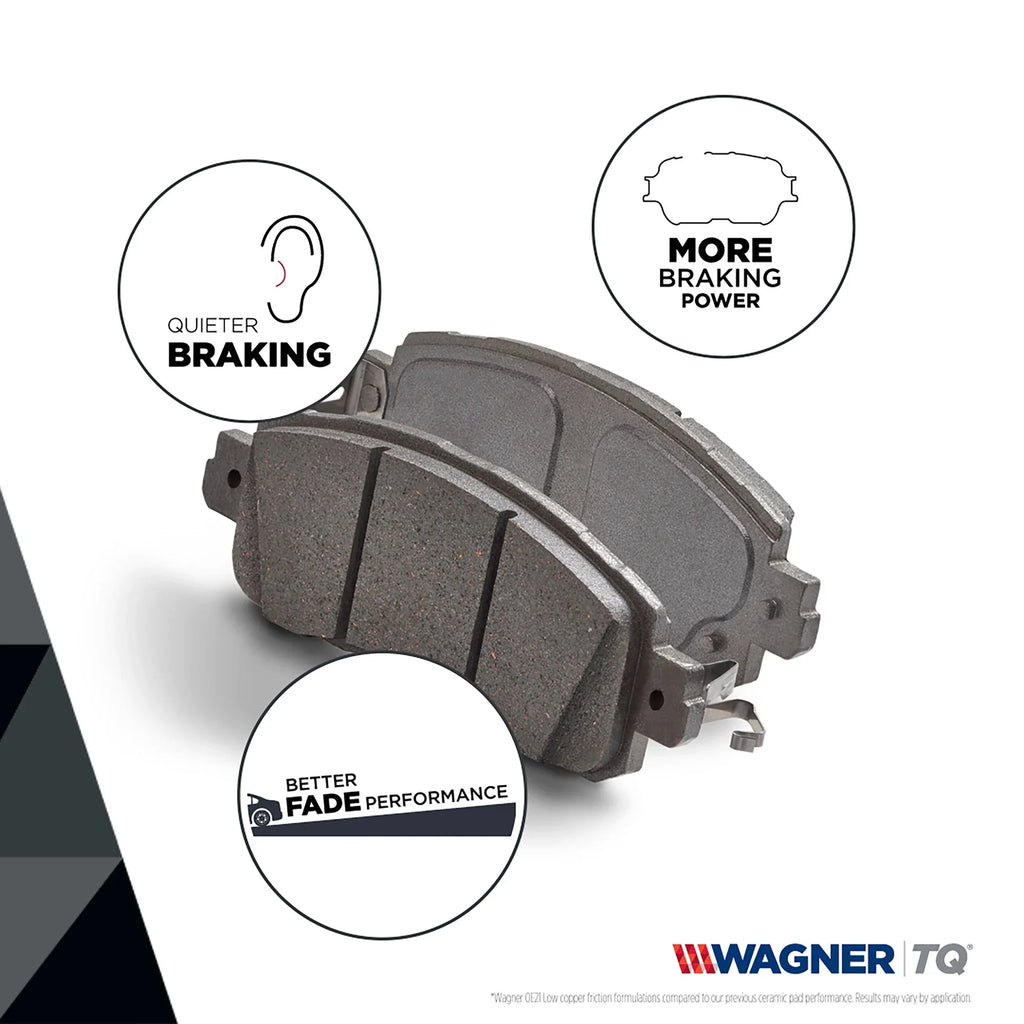 Wagner Brake 2011 Brake Fits HYUNDAI Set Pad Ceramic GENESIS, ThermoQuiet 2009-2014 Disc HYUNDAI select: EQUUS