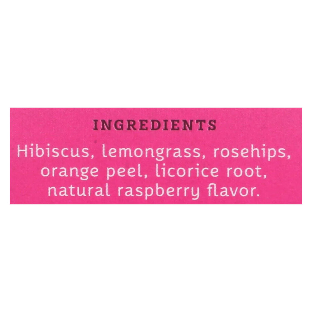 20 Raspberry Bags Case Stash - Herbal Hibiscus Of Tea - Wild 6 - tea