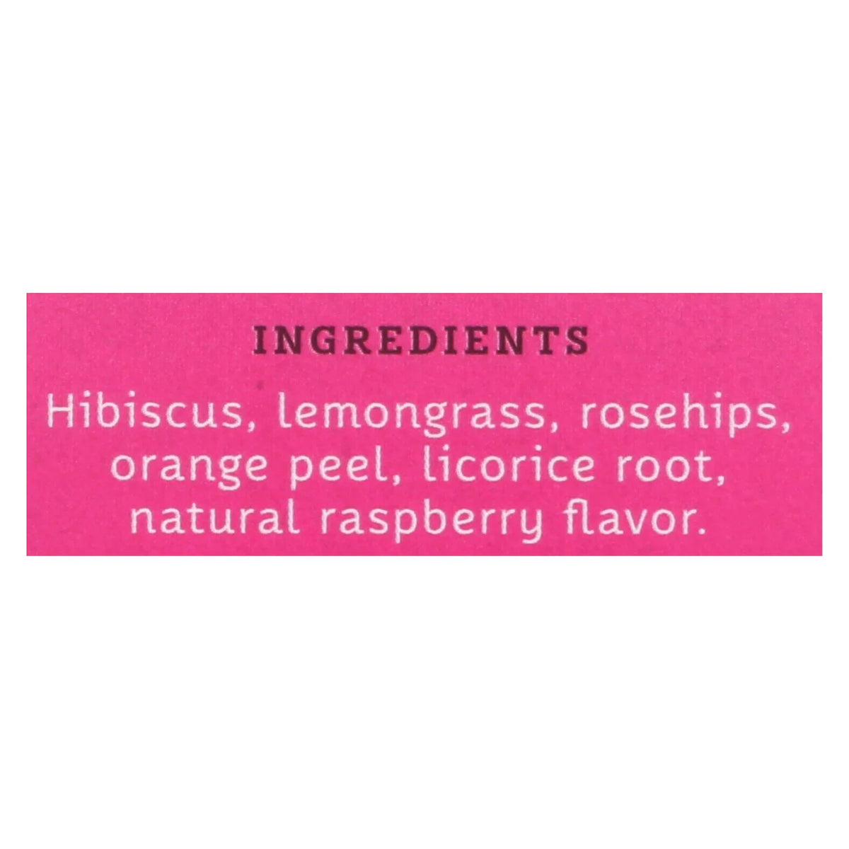 20 Raspberry Bags Case Stash - Herbal Hibiscus Of Tea - Wild 6 - tea