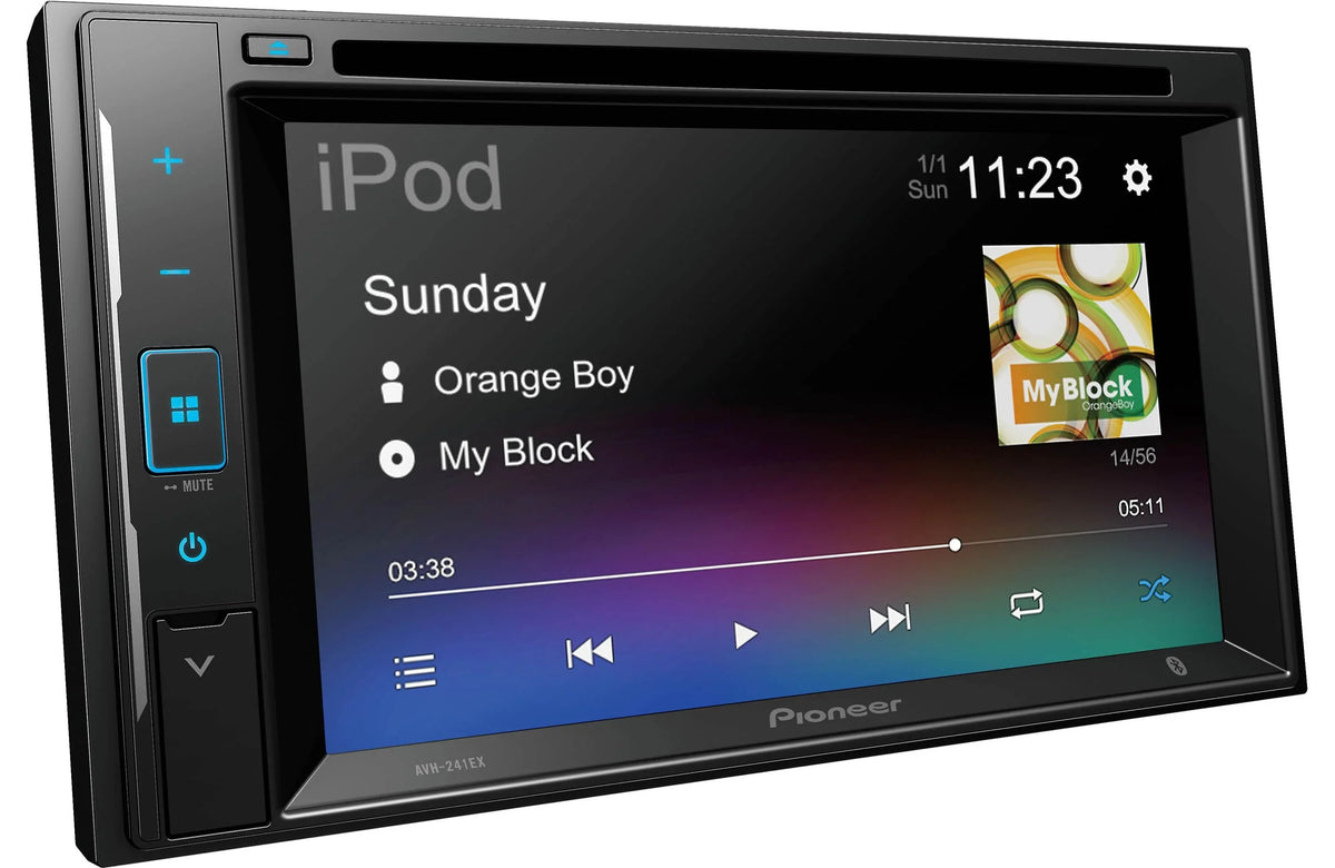 Pioneer Backup License Plate Receiver with AVH-241EX Camera DVD