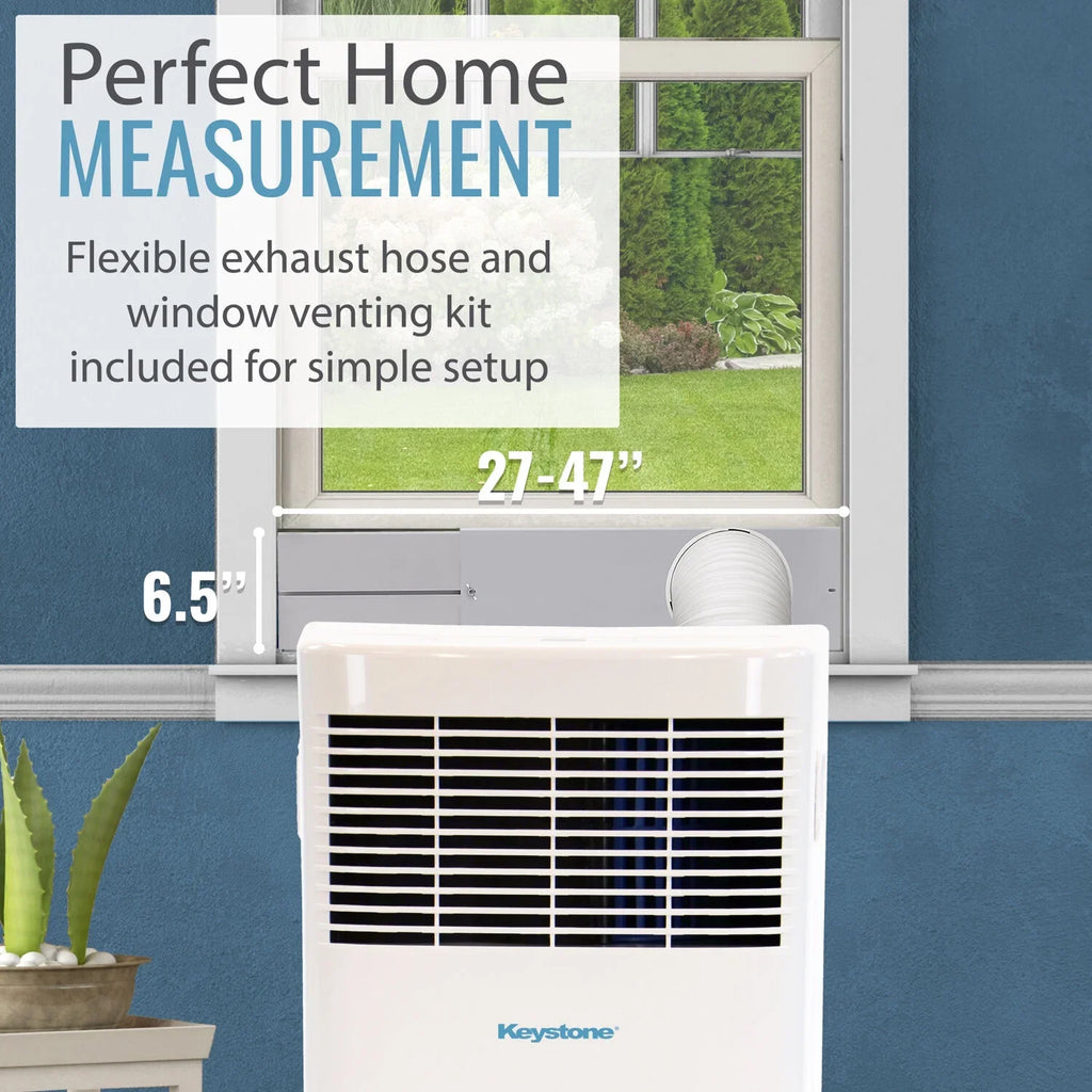 Sense I Keystone Air 115V BTU to for up with Sq. 5,000 Remote Portable Room Conditioner Ft. a Control 250