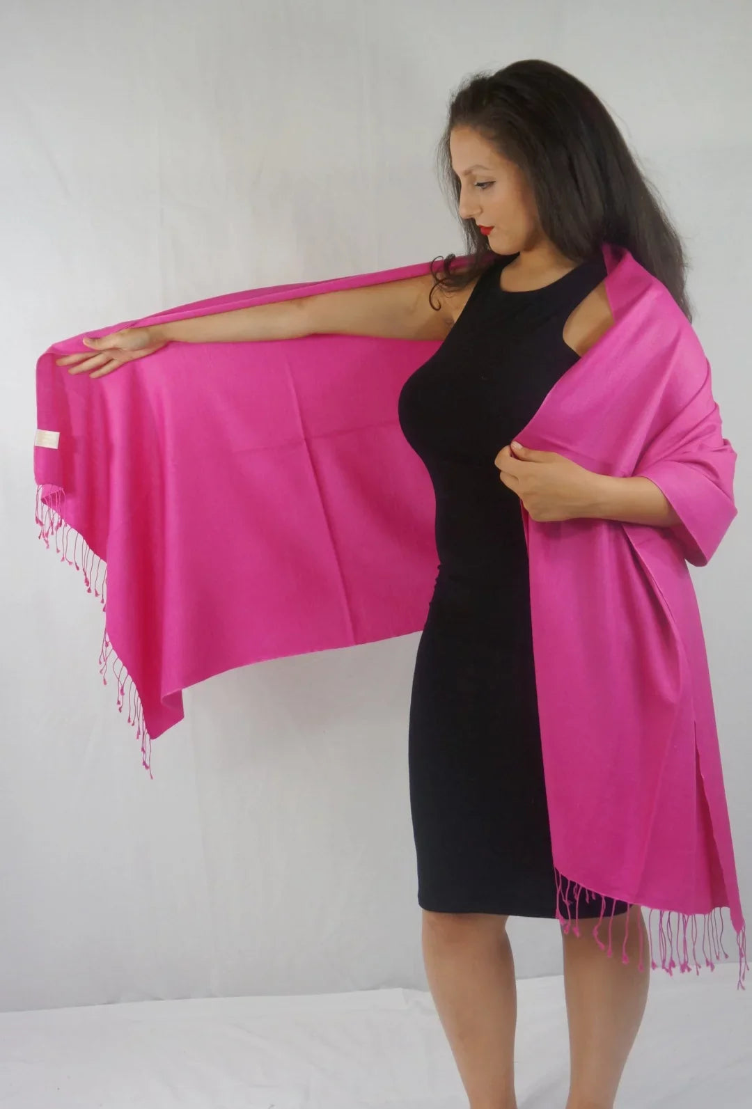 Scarf/Wool/Silk (Hot Regular Shawl/Cashmere Shawl/Shawls/Scarf/Scarves/Wrap/Stole/Muffler/Cape/Ruana/Blanket/Throw/Pashmina Pink Shawl)