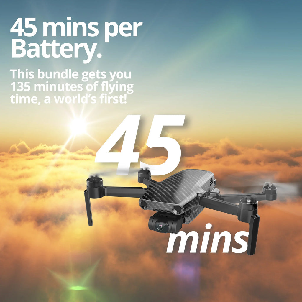 249 Drone, The Me, Stable Grams, Range, Gimbal, Voyager HD Time 3-Axis Flight Baller AI-Powered Combo! Ultra Zino Bigly Big Brothers 4K 10km Camera, Follow 30fps 135mins Ultra