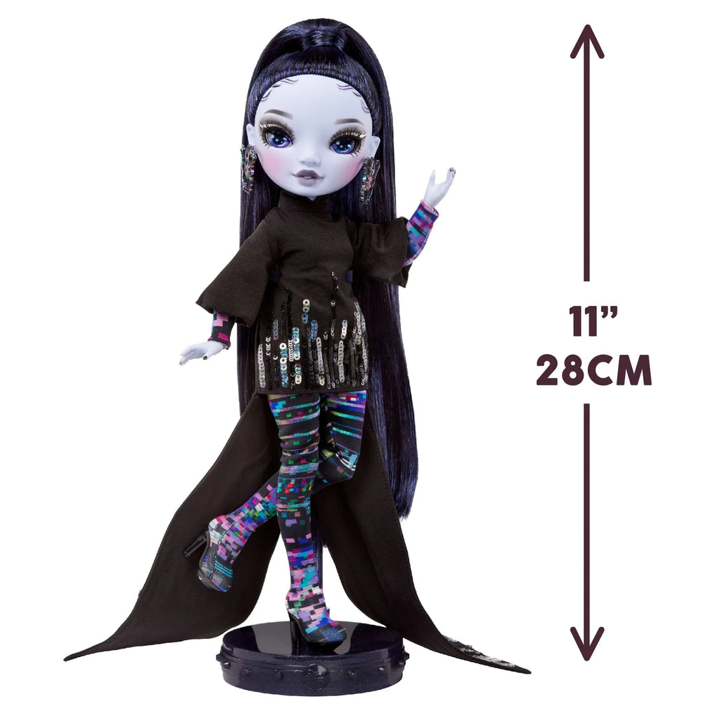 for Fashion Reina Colorful Glitch Fashionable Years Kids Crowne Gift High & 10+ Accessories. Doll. High & Collectors 4-12 Rainbow Play Outfit Shadow - Purple Great Old
