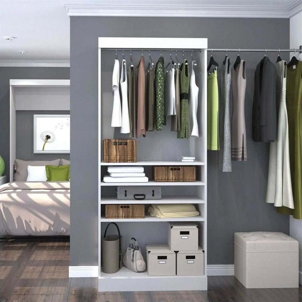 36" Unit Designs Atlin in Storage Corner White