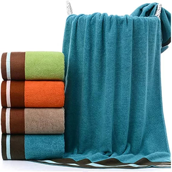 Absorbent Luxury Combed Soft Towels Bath Bath Towel Towels Shower Towels Piece Nvzi Bath for Set, Bathroom,Blue 3 Sets Hand Bath Sheets Cotton Towel Bathroom