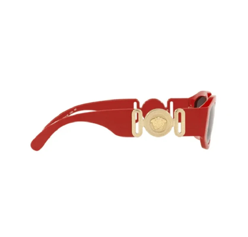 Red Versacce 53mm/16-140 Geometric Plastic Sunglasses Unisex's VE4361 Adult