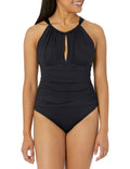 Blanca High Swimsuit Goddess La One Women's Keyhole Neck Piece Island