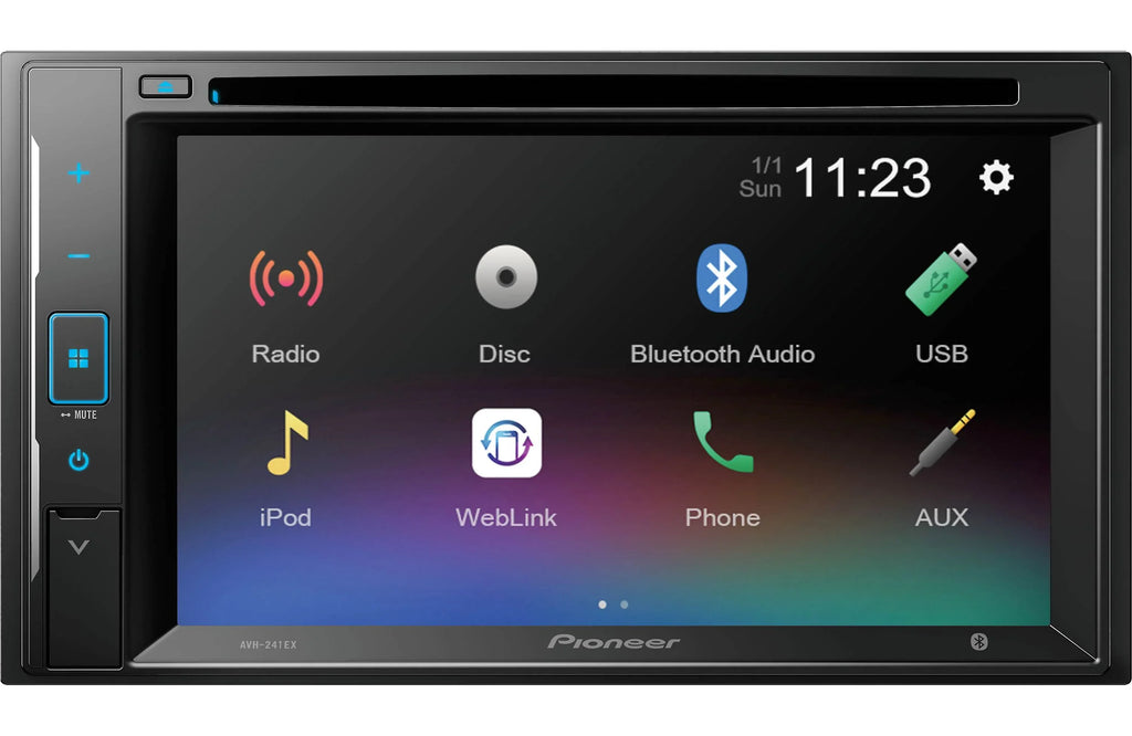 Pioneer Backup License Plate Receiver with AVH-241EX Camera DVD