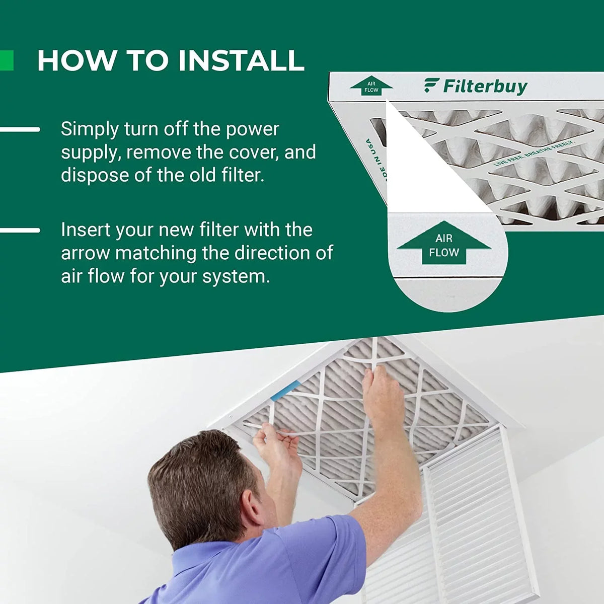 AC (12-Pack) Filters MERV 16x25x4 Furnace Pleated HVAC 8 Air Filterbuy