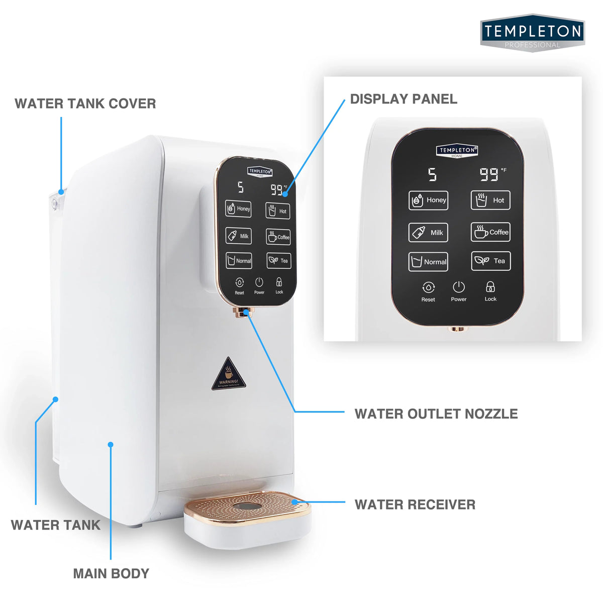 Osmosis Water Dispenser Cold Purifying Hot Reverse Templeton Stage 4 Countertop