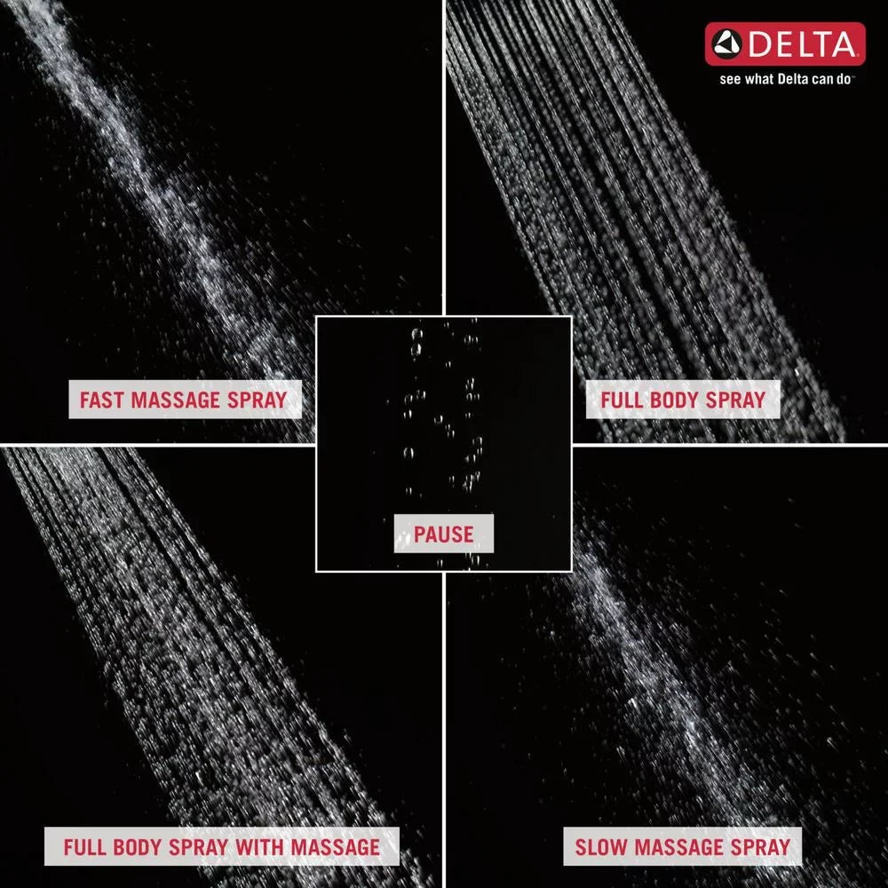 5-Mode Massage Shower In2Ition Faucet Delta Head Two-In-One