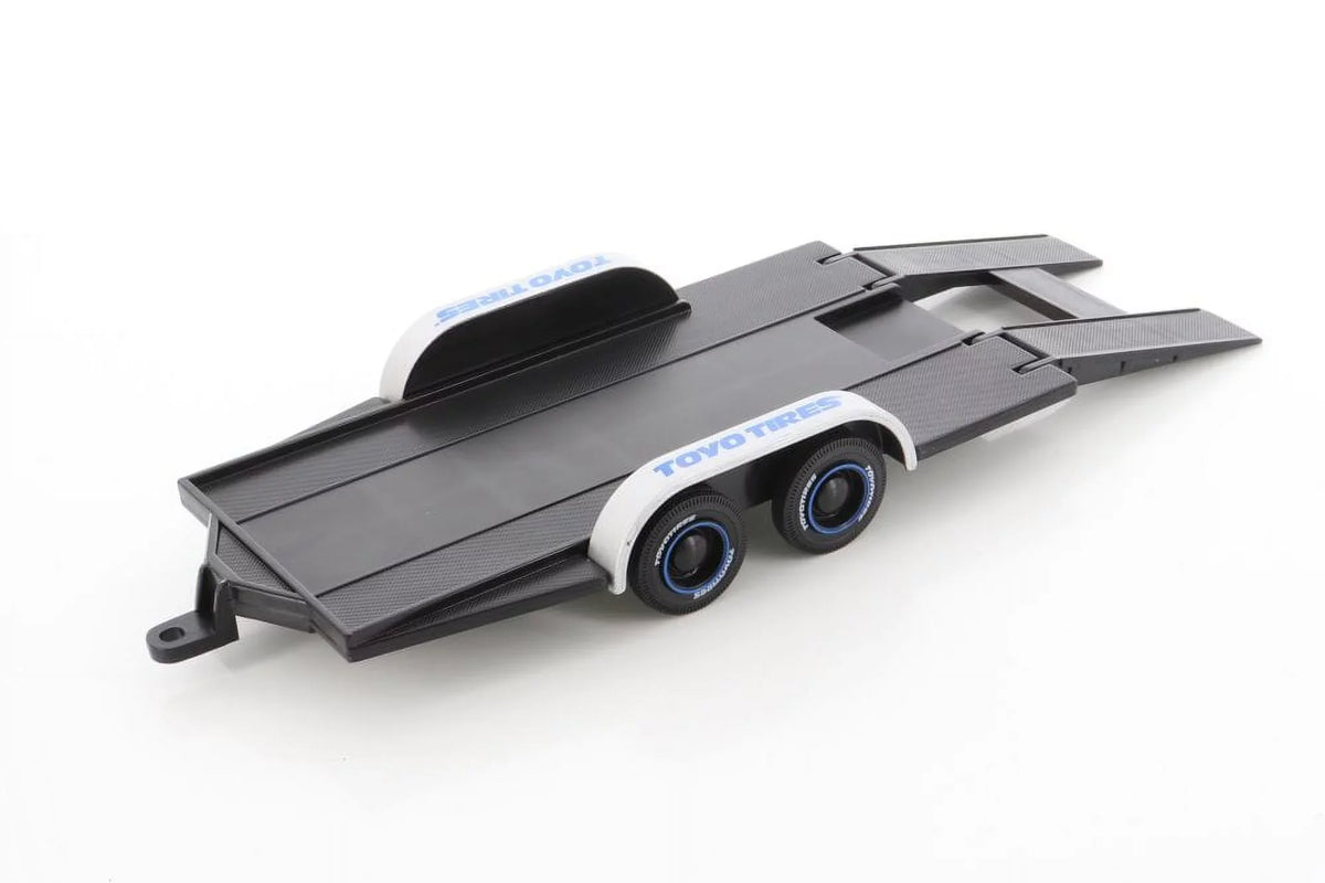 79356WH Diecast 1/24 Diecast scale Chevy Max w/Trailer Model Toy - White - Corvette ZR1, Car - 2019 Motor Car