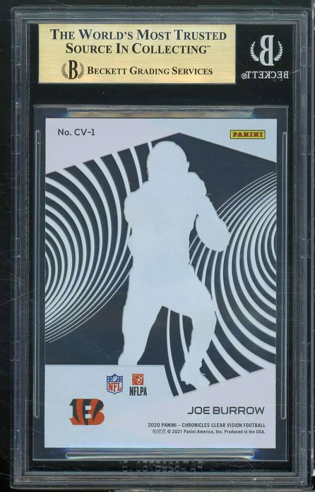 Vision Rookie 9) (9.5 Joe 9.5 Clear #1 Rookies 9.5 Panini Burrow 2020 9.5 BGS