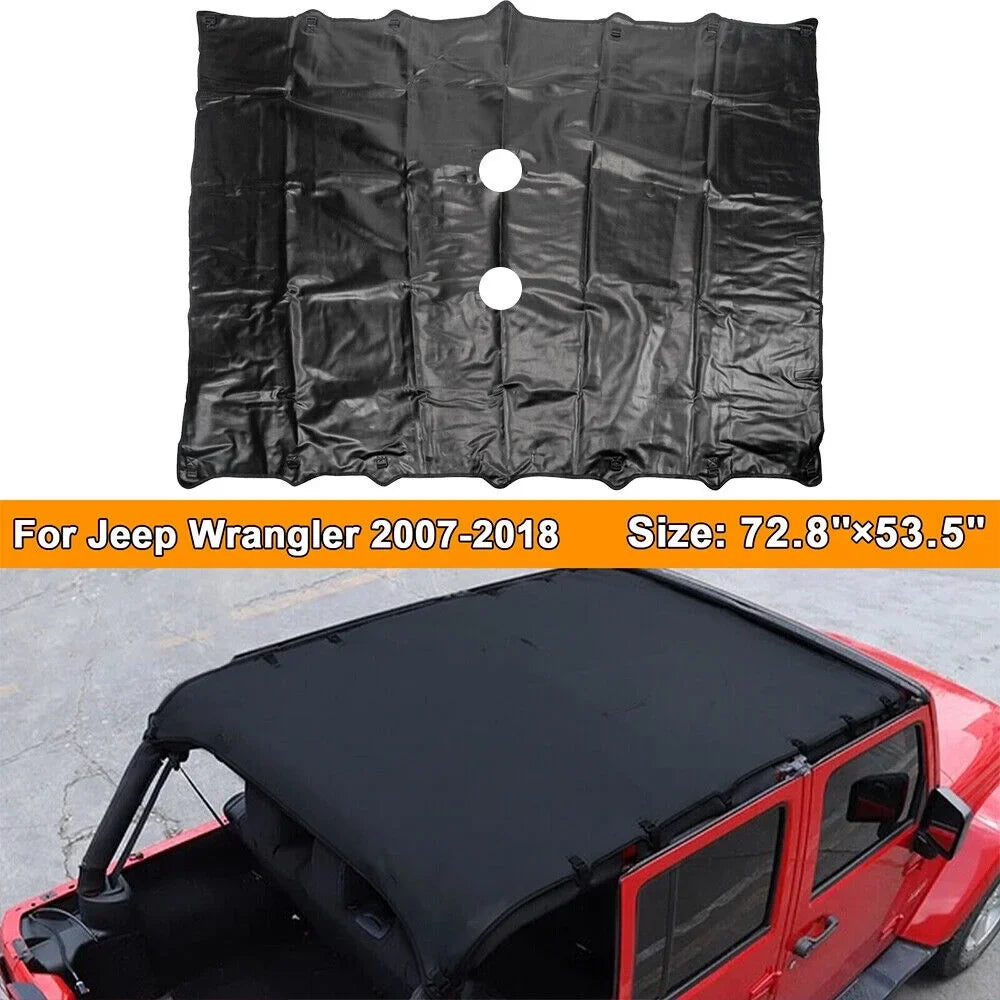 JKU JK Sunshade NEW 07-18 Sun Wrangler Protection Jeep for Premium Ultimate Protector - Leather