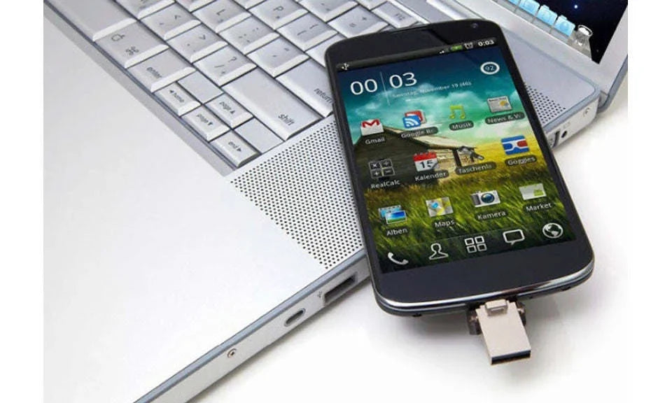 Drive Files Micro USB Flash | Dual Port Conveniently Store