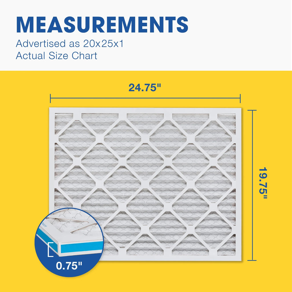 20x25x1 4 8, 20x25x1, Filter, Box of Aerostar MERV Air