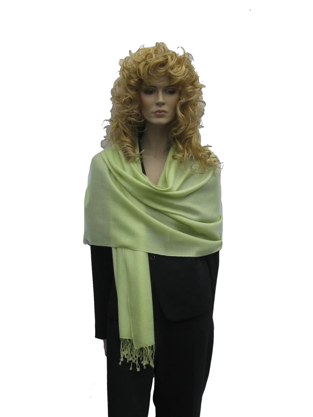 (Honey Green Shawl/Cashmere Scarf/Wool/Silk Dew Shawl) Shawl/Shawls/Scarf/Scarves/Wrap/Stole/Muffler/Cape/Ruana/Blanket/Throw/Pashmina Regular