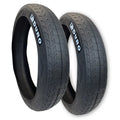 Fleetwood Beads Street Semi-Slick 24x4 with Duro Folding Bike Tires 26x4.0 Two